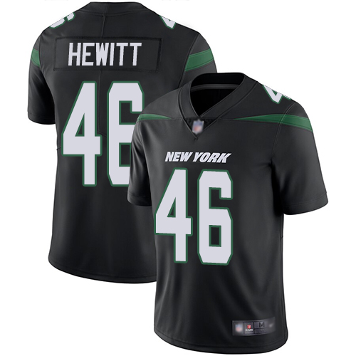 New York Jets Limited Black Youth Neville Hewitt Alternate Jersey NFL Football #46 Vapor Untouchable->->Youth Jersey